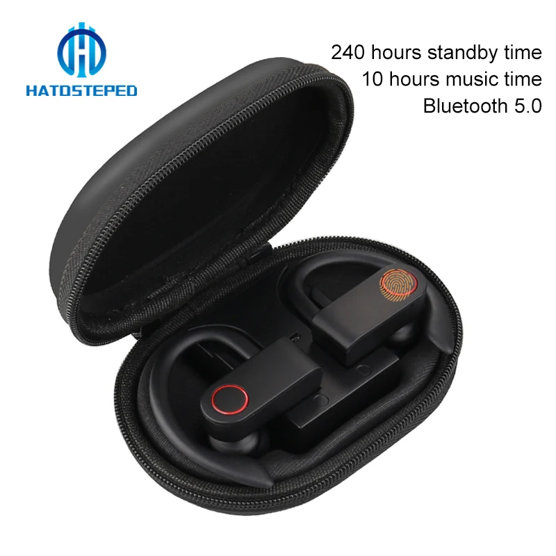 TWS Bluetooth 5 0 наушники CVC шумоподавление водонепроницаемые стерео спортивные с