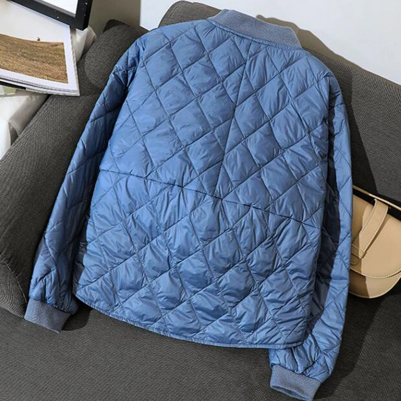 Куртка-бомбер женская зимняя на утином пуху ультрасветильник Кая ED1200 | Женская