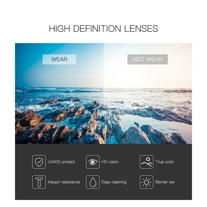 

Outdoor Sports Square Sunglasses Men Driving Glasses UV 400 Protection Sun Glasses Male Goggle Sunglasses Men