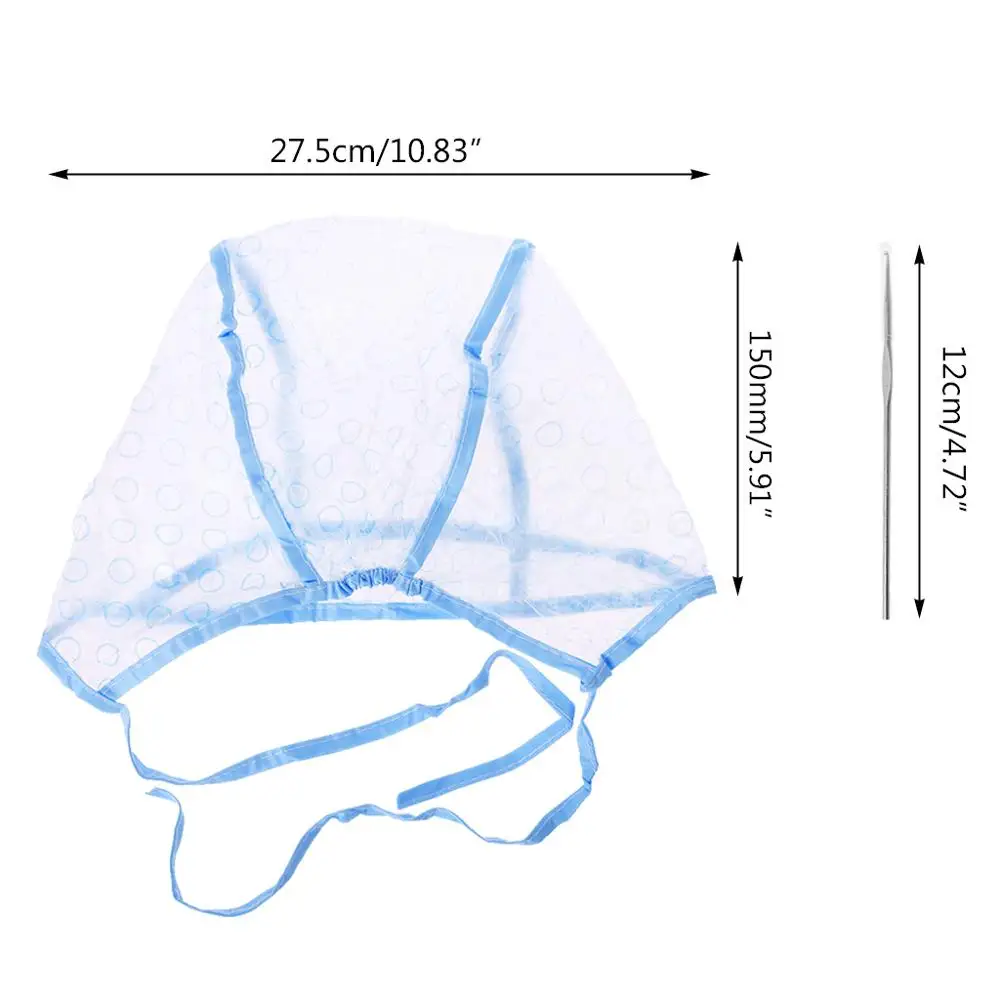 2 шт./компл. колпак для окраски волос + крючок раскрашивания хайлайтер покрытие