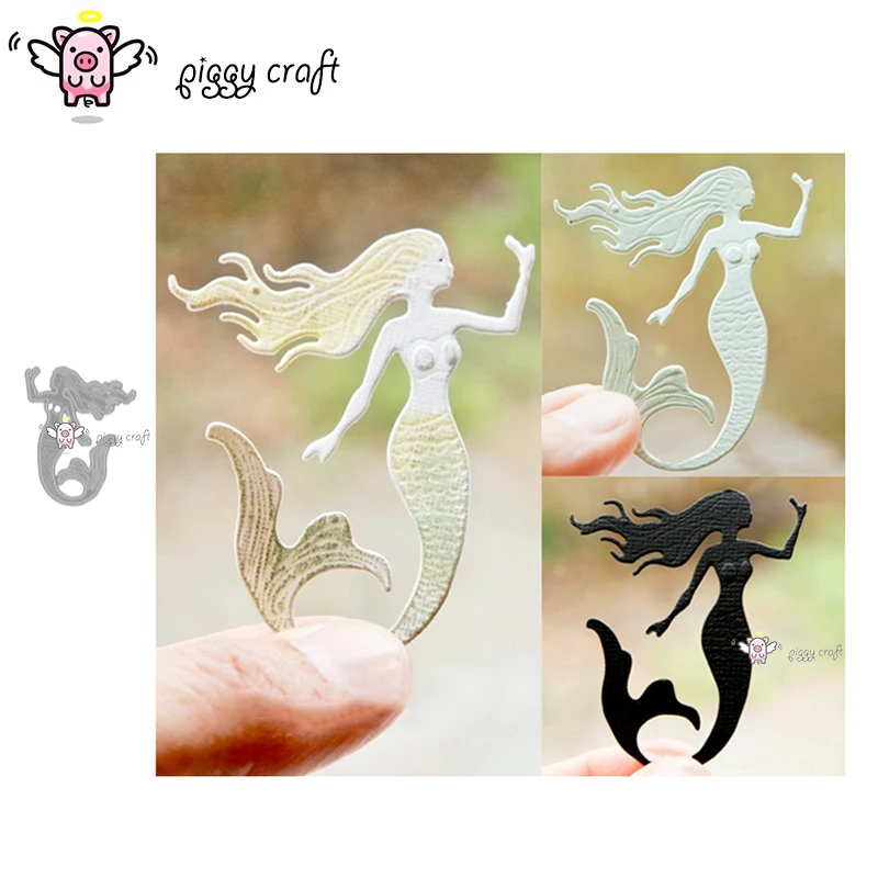

Технические металлические Вырубные штампы форма русалка украшение для скрапбукинга бумаги ремесло нож Лезвие отверстие трафареты штампы