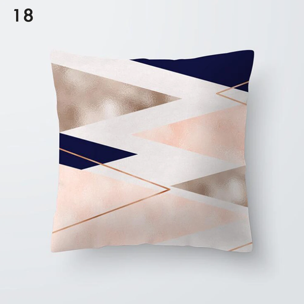 Наволочка для подушки розовая наволочка с изображением перьев декоративная