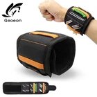 Магнитный браслет Geoeon D35, многофункциональная портативная сумка для инструментов на запястье для винтов, гвоздей, сверл