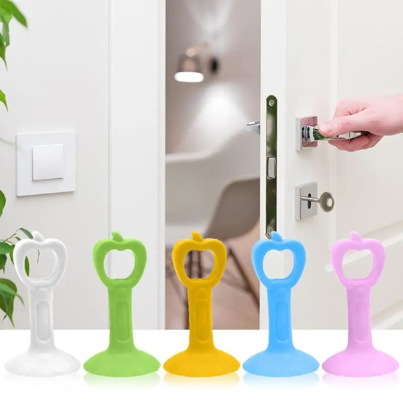 2 шт. дверная ручка Краш Pad резиновая замок бампер Защита стопор бесшумный