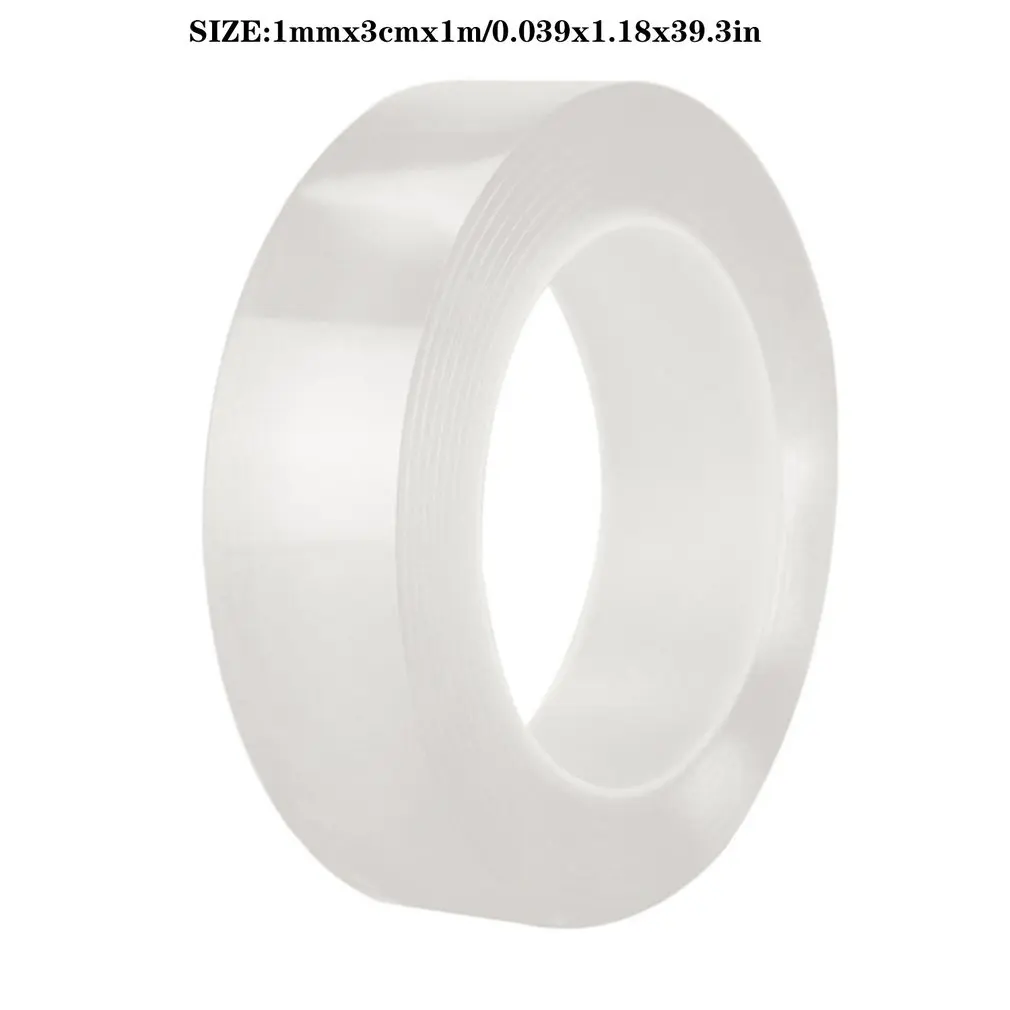 

Multifunctional Transparent Non-marking Washing Tape Shaking Double-sided Tape Arbitrary Cutting Non-marking Paste