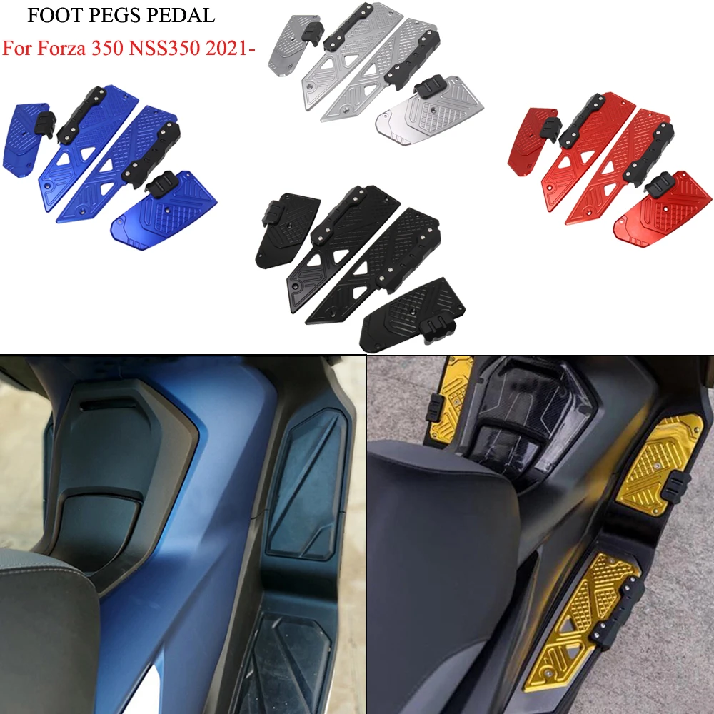 

Для Honda Forza350 FORZA 350 NSS350 NSS 350 2018 2019 2020 2021 Подножка для мотоцикла, подножка для ног, ступенчатая подножка, Педальная пластина, подножки