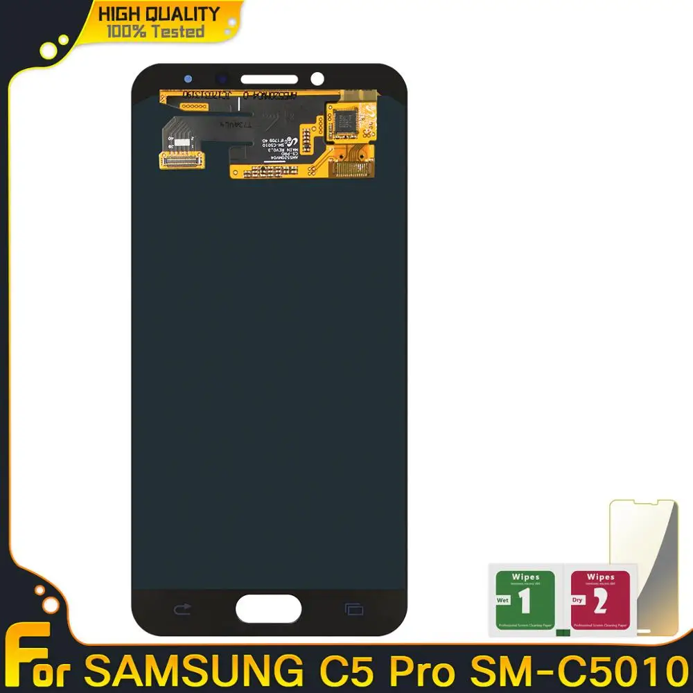 Оригинальный супер AMOLED ЖК дисплей для Samsung Galaxy C5 Pro C5010 с сенсорным экраном