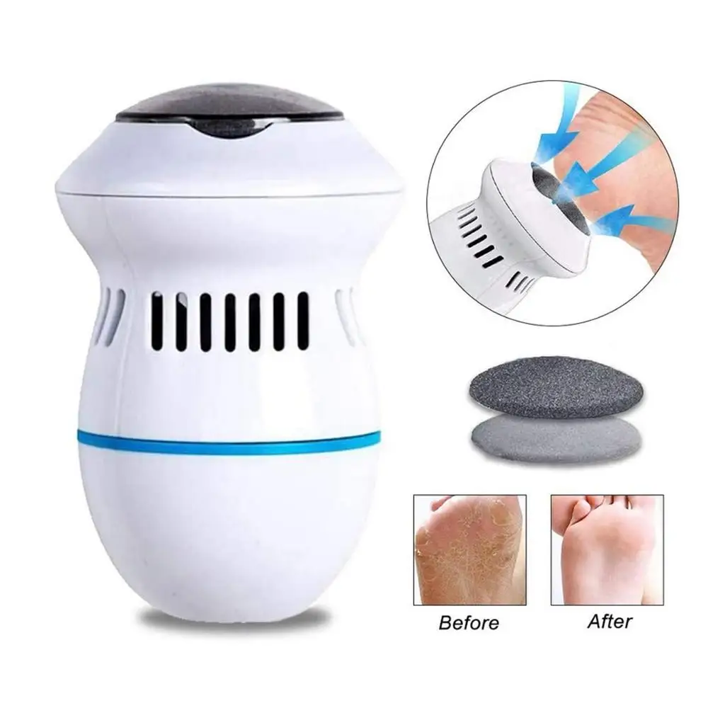 

USB Charging Electric Foot File Foot Callus Remover Pedicure Tools with Built-in Vacuum for Dry Hard Dead Cracked Skin Hot Sale