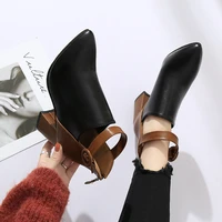 2021 plus small 35 44 womens boots stitching boots buckle meat roll boir high heels boots winter shoes boots women