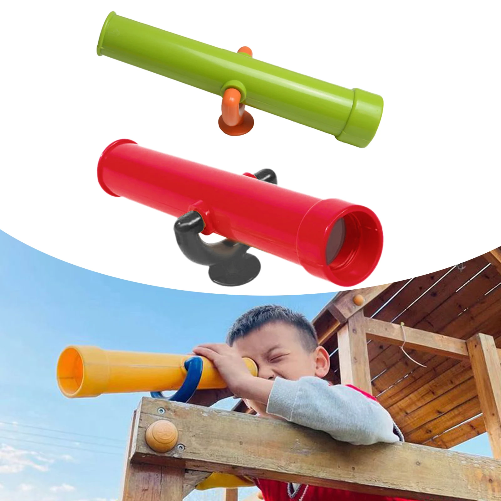 

Kids Playground Monocular Pretend Toy Playhouse Playset Swing Set Replacement Parts Accs for Kids Children Ages 3+