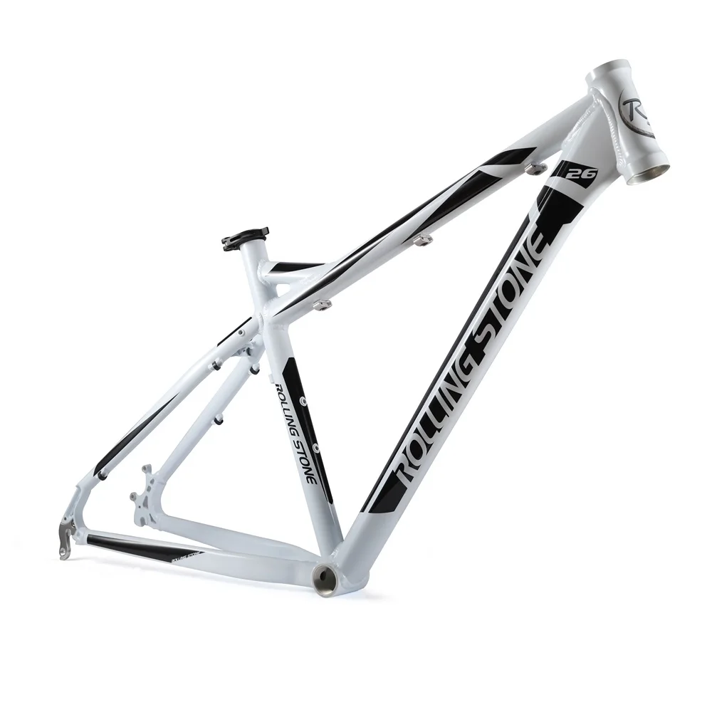 Новый сплав Rolling Stone 26 &quotMTB Frame Pro Race 200 18 5&quot дисковый тормоз белый/черный | Спорт и