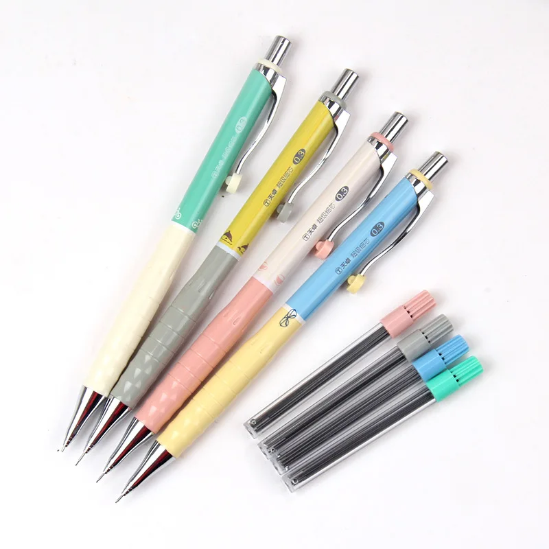 1 шт. креативный конфетный цветной автоматический карандаш 0 3 мм Kawaii пишущий для