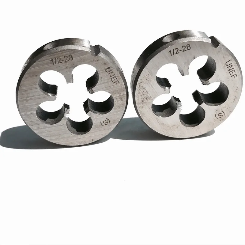 Бесплатная доставка 2 шт. ручные штампы из стали 9sicr UNF/UNS/UNEF 1/2 дюйма 12 40TPI для