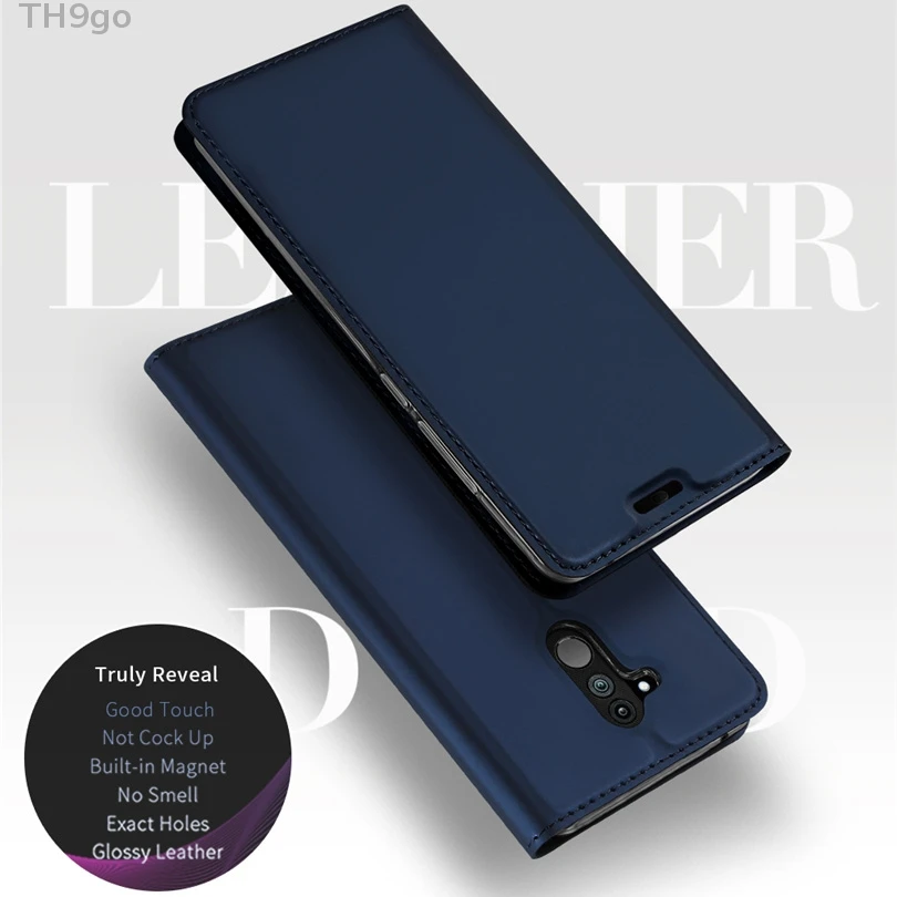 Кожаный чехол бумажник для карт с подставкой Huawei Mate 10 9 Pro 20 Lite унисекс