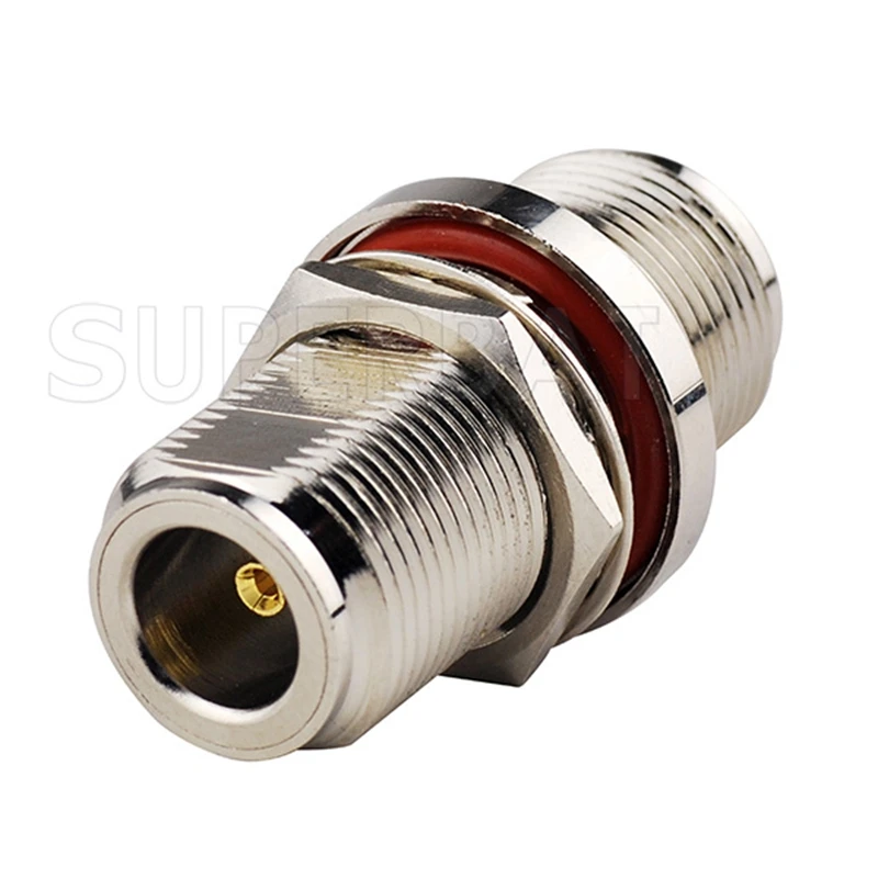 Superbat 5pcs N Adapter N Female to Jack Bulkhead Straight RF Coaxial Connector