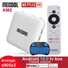 Оригинальная сертифицированная Google ТВ-приставка Amlogic S905X2 2 Гб DDR4 USB3 Wi-Fi Prime HDR 10 wigq L1 Netflix 4K Android Mecool KM2