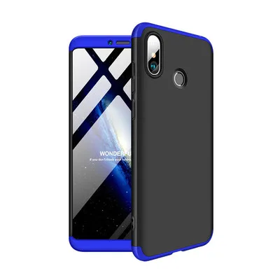blue black blue Чехол полностью защищающий телефон для Xiaomi Redmi Note 8 Pro крышка на xiomi Redmi Note 7 камеры одноступенного процесса 8 7s 6A 6 Pro защитный бампер жесткая задняя панель - Цвет: blue black blue