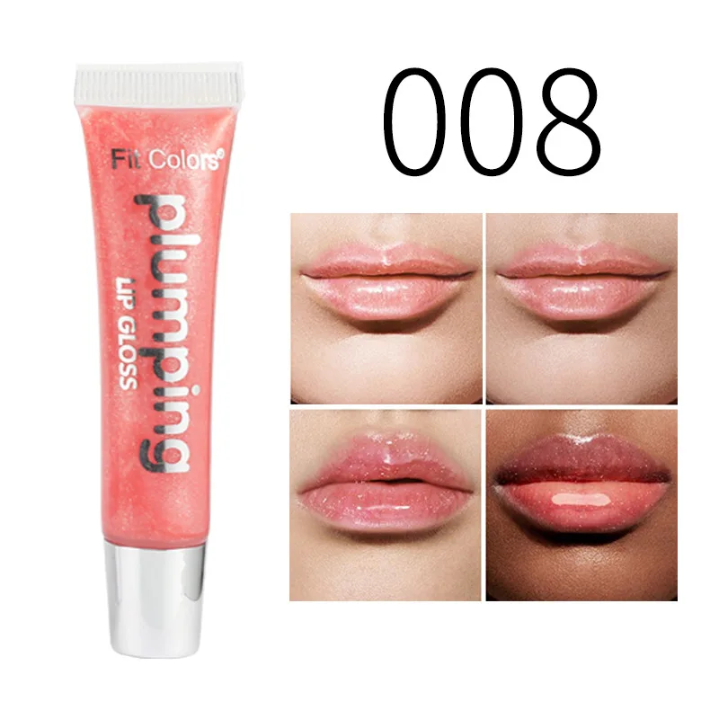 

1pcs Shiny Lip Gloss Plumper Moisturizing Long Lasting Liquid Lipsticks Makeup Cosmetics Transparent Crystal Jelly Lips Tint Oil