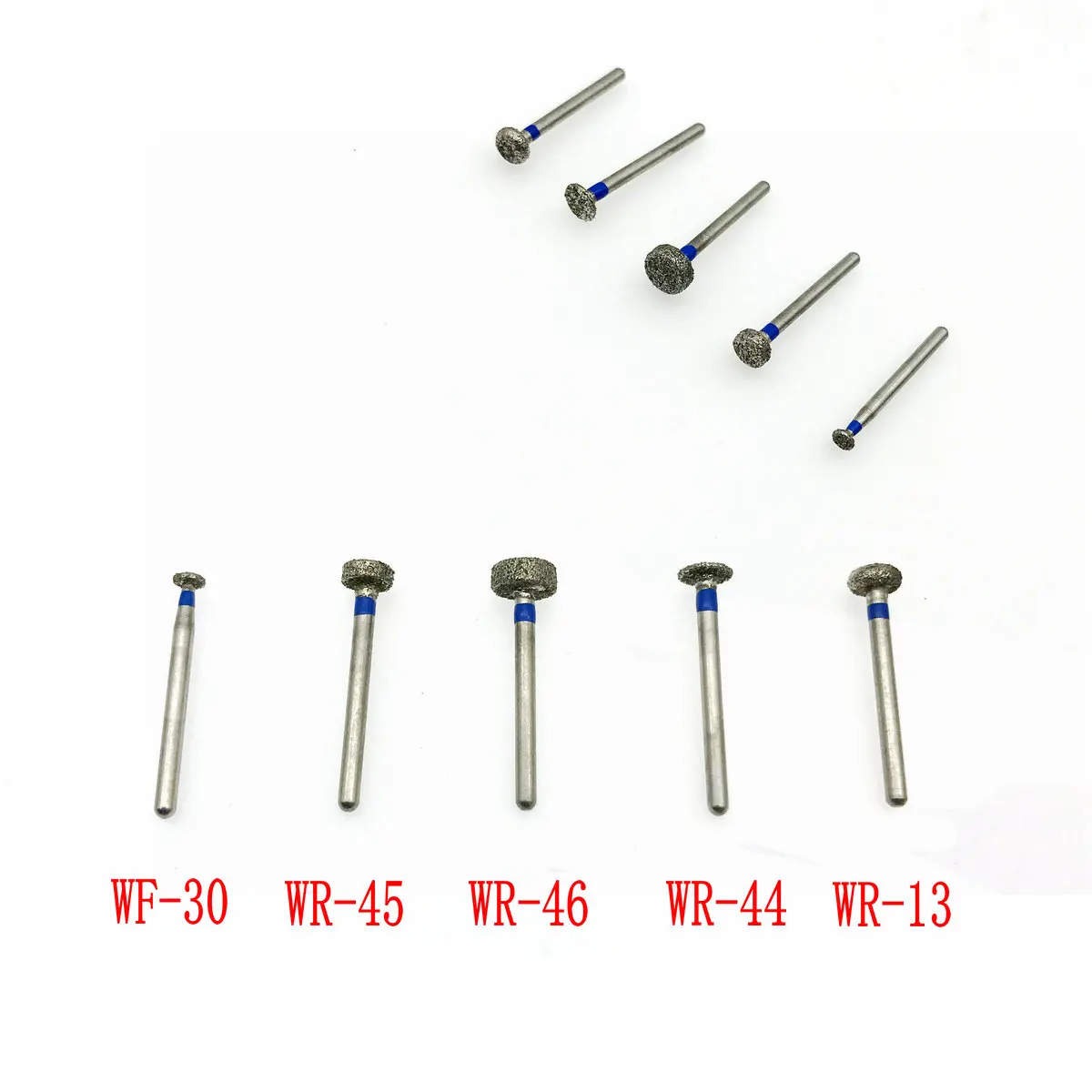 Стоматологические алмазные боры перевёрнутый конус с воротником