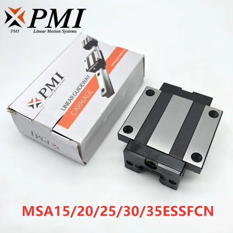 PMI linear guide slider block carriage MSA15ESSFCN MSA20ESSFCN MSA25ESSFCN MSA30ESSFCN MSA35ESSFCN CNC router MSA15/20/25/30/35E