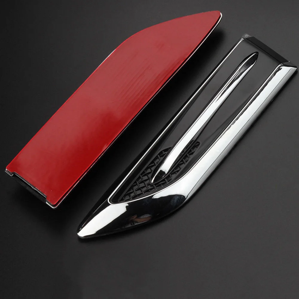 19x5cm Air Flow Sticker Accessories Replacement Universal Decal ABS Plastic Gills |