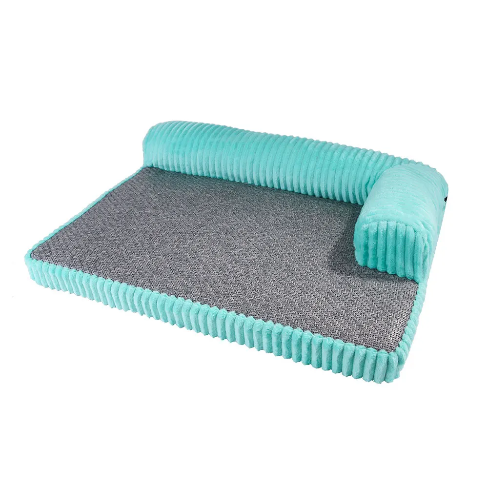 1 шт. квадратная Вельветовая кровать для домашних животных кошек и собак съемная