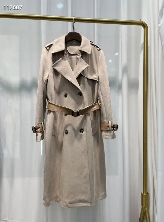 

Женское длинное пальто с регулируемой талией, дизайнерская модная женская одежда 2021