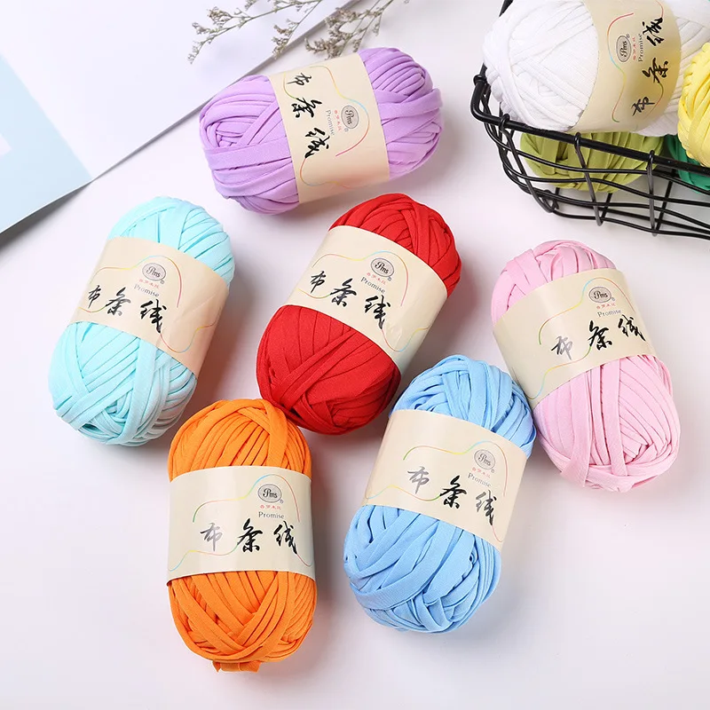 Пряжа для вязания крупной ткани пряжа крючком толстая нить однотонная вязаная