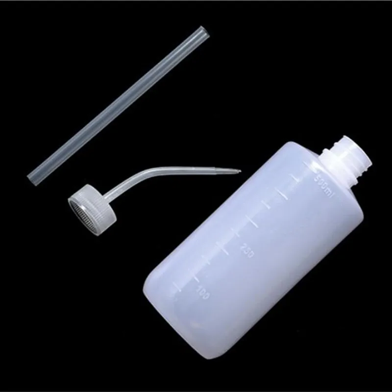 

500ml Plastic Watering Can Flower Plants Special Spray Pot Squeeze Long Beak Watering Bottle Kettle Home Garden Irrigation Tools