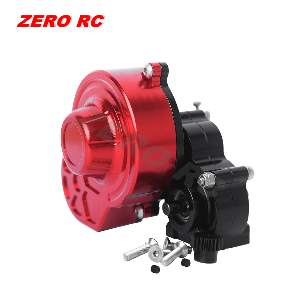 AXIAL SCX10 RC TRUCK алюминиевая сборная коробка передач с HD стальной моторной шестерней