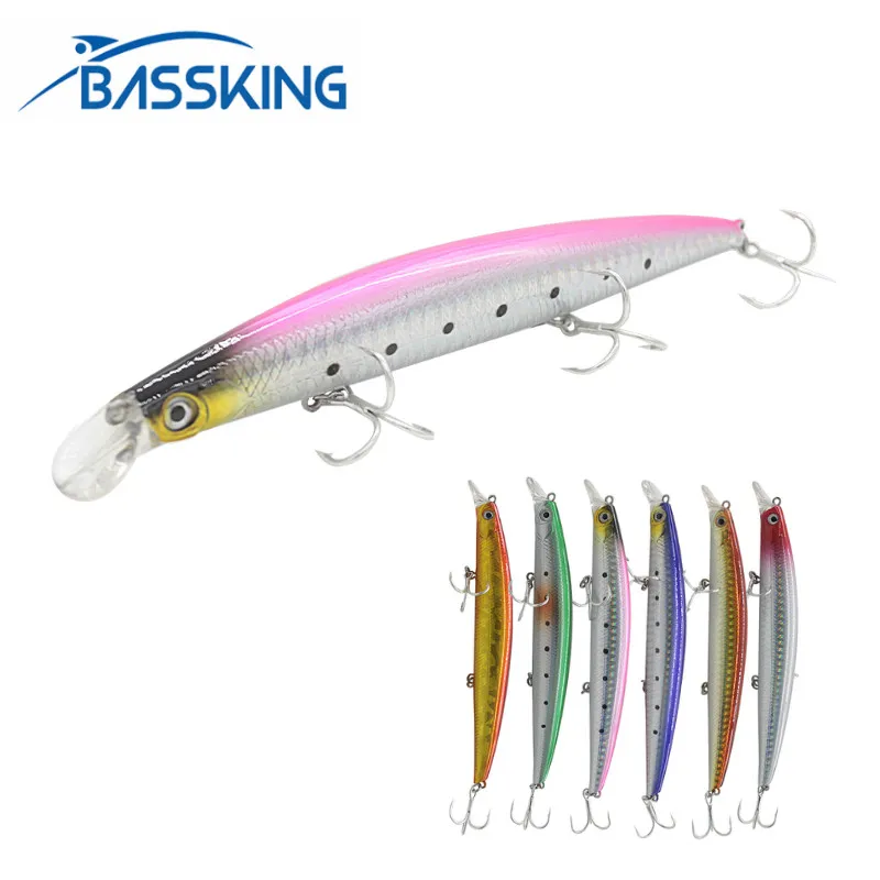 Рыболовная приманка BASSKING 90 мм/12 г 120 мм/17 7 воблеры в форме гольяна искусственные