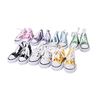 Кукла BJD, игрушечная мини-кукла, обувь для кукла Шэрон, ботинки, аксессуары для кукол, 1 пара, 7,5 см, парусиновая обувь