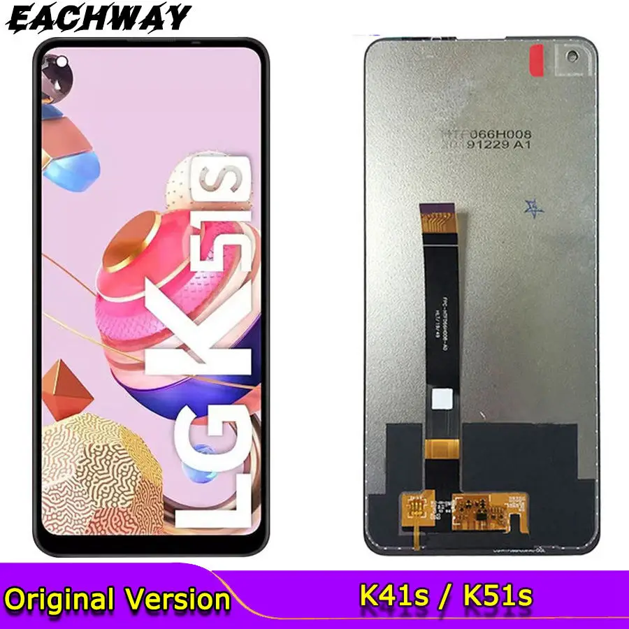 

Оригинальный экран для LG K51S LCD K41S дисплей LMK410EMW цифровой преобразователь в сборе LMK510EMW ЖК-дисплей для LG k41s ЖК-дисплей