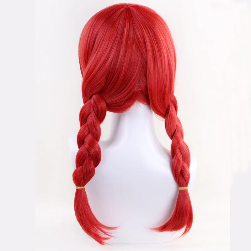 Смесь S Miu Амано косы красные короткие термостойкие синтетические волосы Косплэй