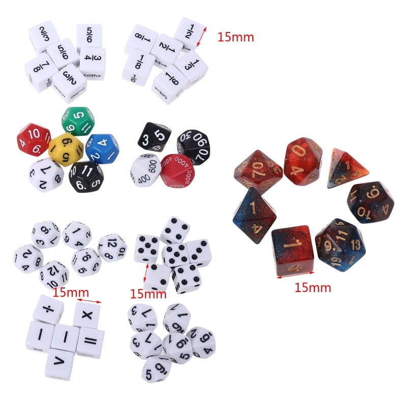 

OOTDTY Addition Subtraction Multiplication Division Symbol Dice Score Recognition Baby Arithmetic Math Teaching Props