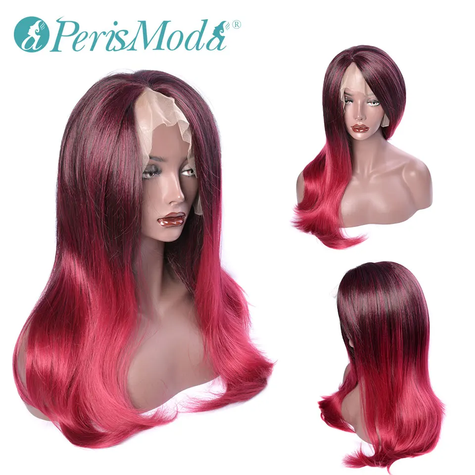 Парики синтетические для косплея термостойкие длинные прямые волосы бордового