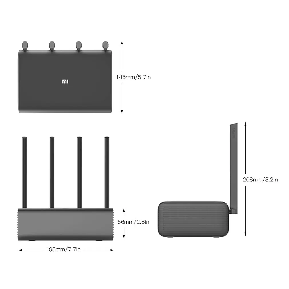 Xiaomi Mi роутер Pro R3P 1733 Мбит Wi-Fi умный беспроводной Wifi маршрутизатор 4 двойная антенна 2,4 ГГц 5,0 ггц Wifi сетевое устройство