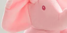 Peek Boo медведь Peek Boo слон мягкие животные плюшевый слон кукла играть музыкальный медведь образовательная интерактивная игрушка для детей - Цвет: Pink Elephant