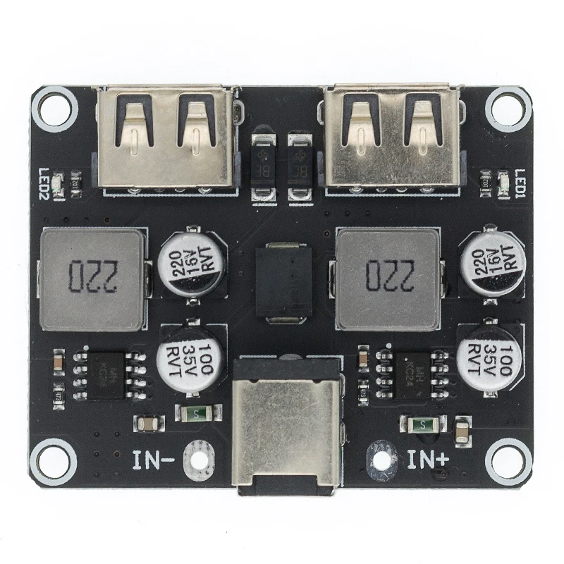10 шт. USB конвертер QC3.0 QC2.0 понижающий модуль зарядки 6 32 В 9 12 для быстрой печатная