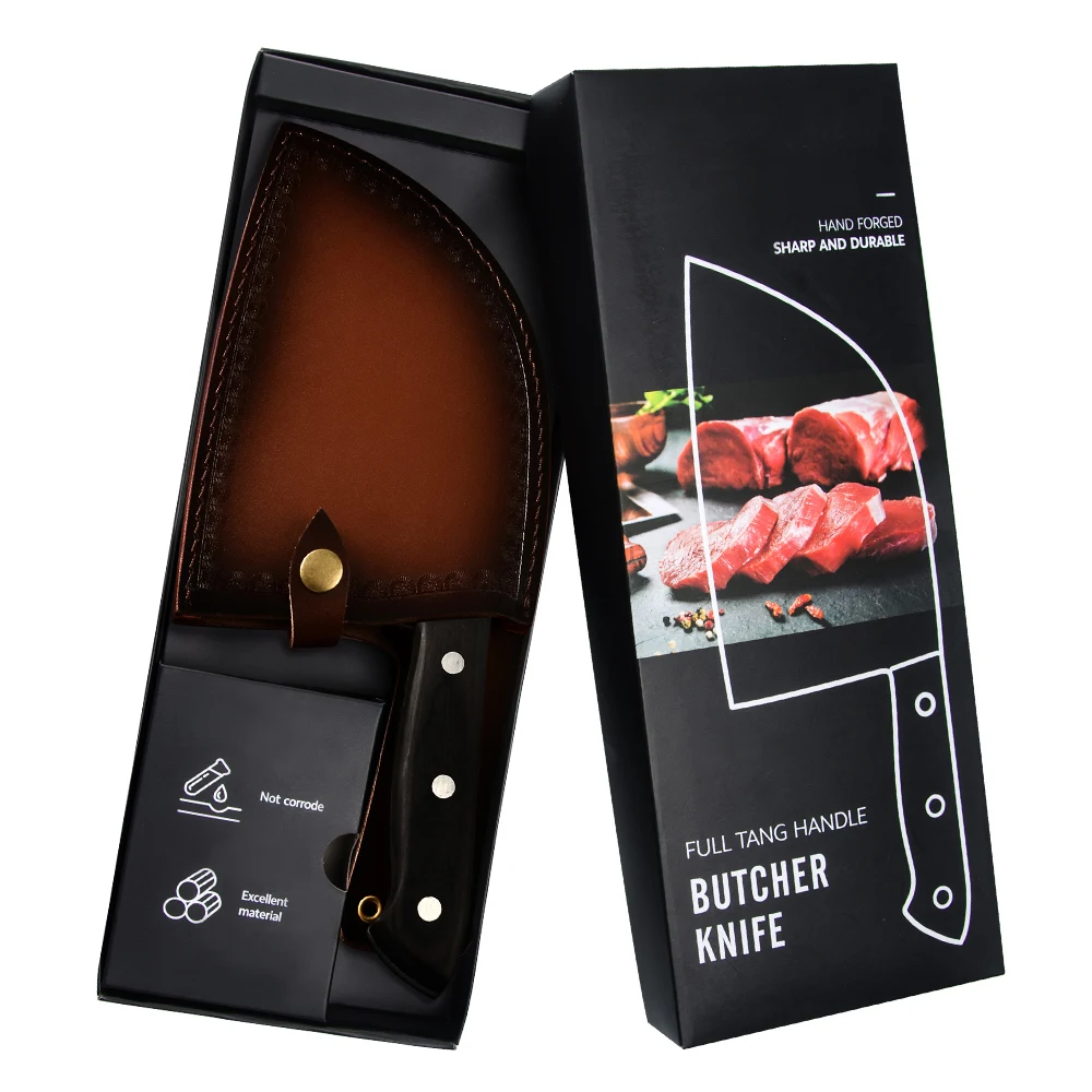 XYj кухонный нож шеф повара ручной работы мясницкий с высокоуглеродистым