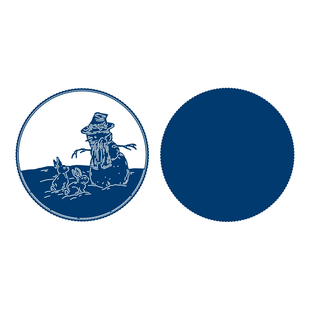 

Christmas Snowman and Bunny Metal Cutting Dice And Stamps Stencils For Scrapbooking Stamps Embossing Mold Diy Paper Cards Craft