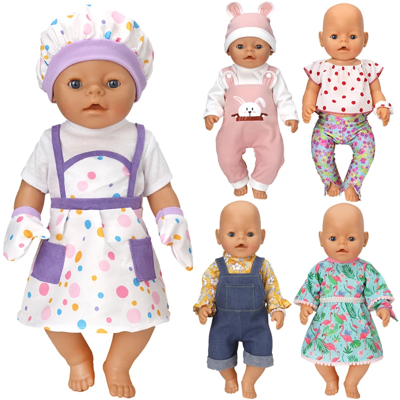 

Baby Doll Clothes For 17 Inch Baby Sister Doll Costume Uniform Toys Accessories