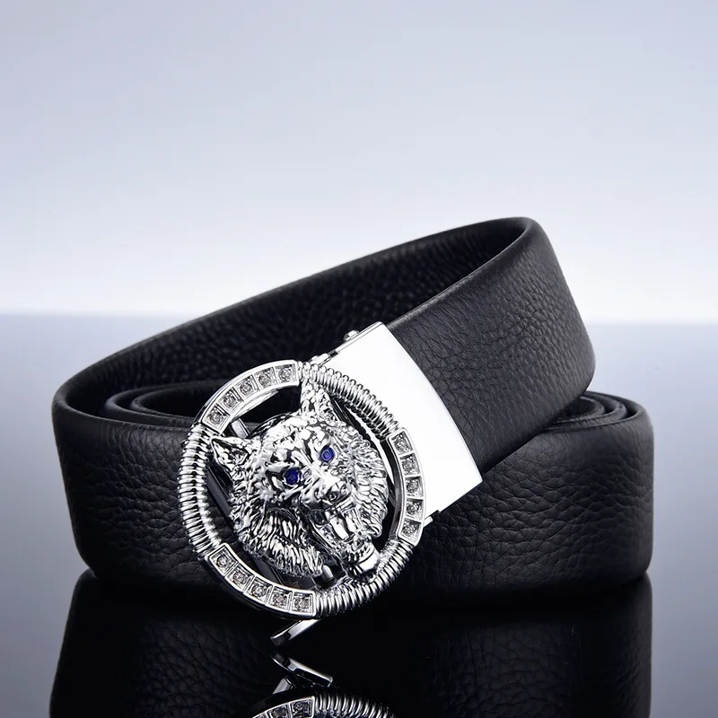 

Genuine Leather Belts For Men Trouser Leather Belt For Men Fashion Cowhide Strap For Male automatic buckle belts