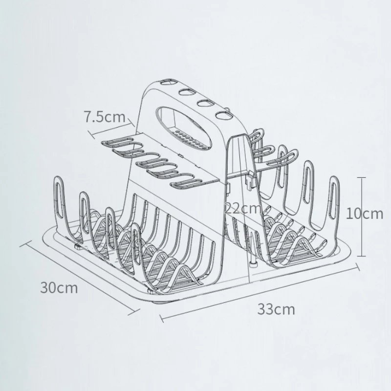

Baby Milk Bottle Drying Rack Detachable Baby Pacifier Feeding Cup Holder