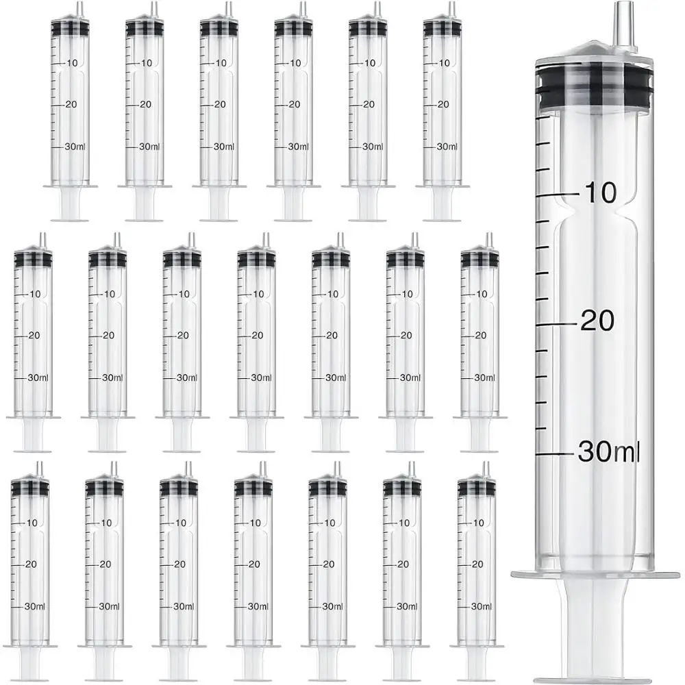 20 шт. большой пластиковый шприц для научно лабораторных работ и раздачи