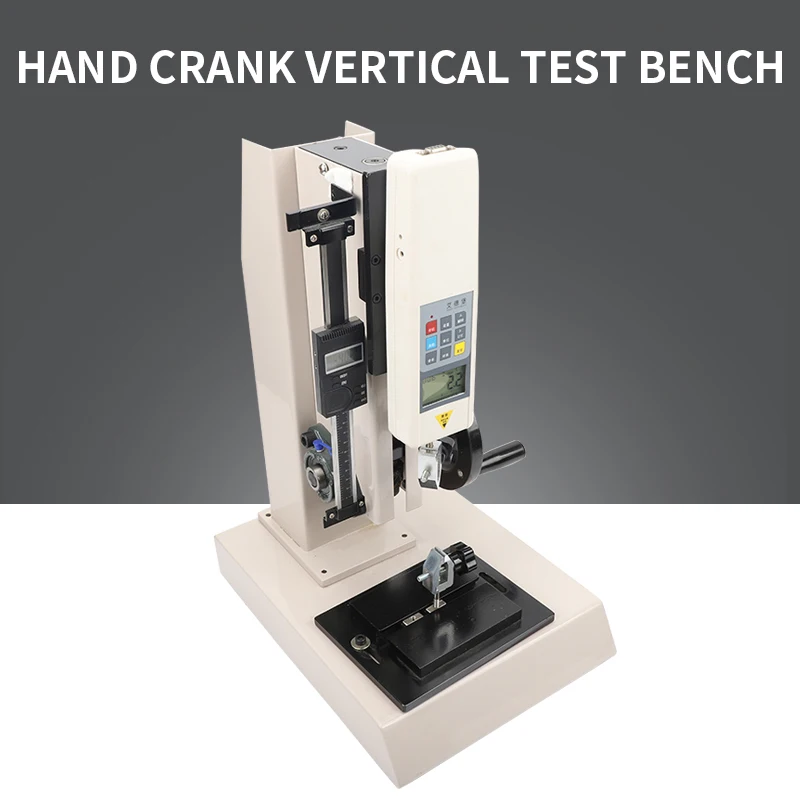 

HLD Digital Display Force Gauge Hand-cranked Screw Frame Tensile Compression Testing Machine Test Bench 1000N