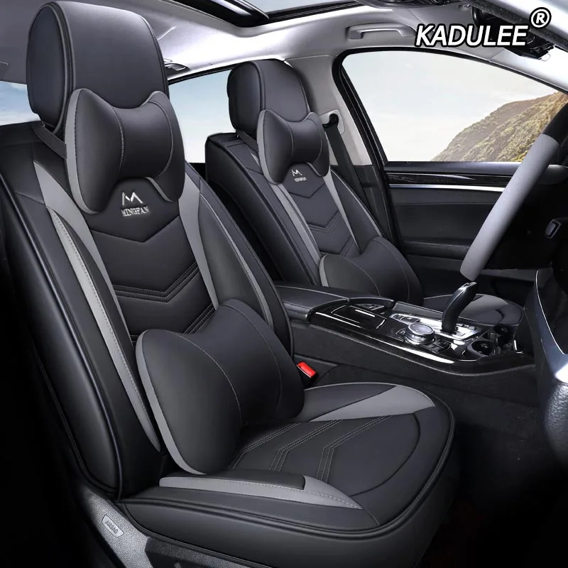 Чехол для автомобильного сиденья KADULEE кожаный чехол ford focus 1 2 mk1 mk3 explorer fiesta mk7