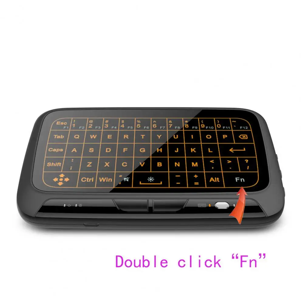 H18 мини Полный сенсорный Экран 2 4 GHz Беспроводная клавиатура сенсорная панель с