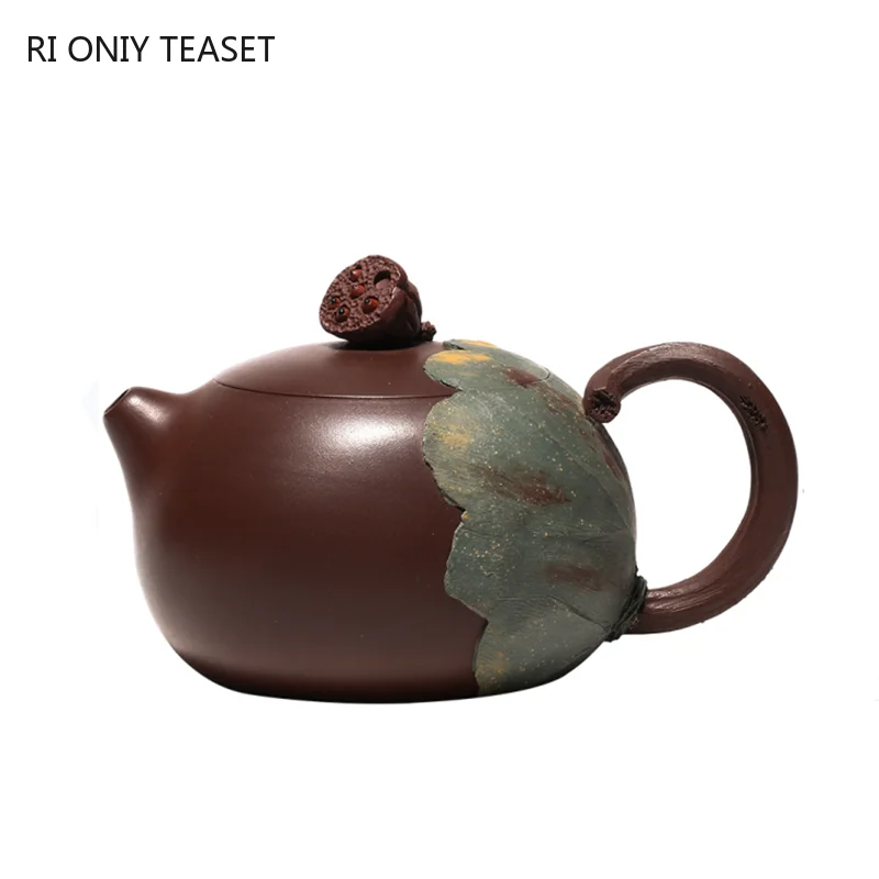 

220ml Boutique Yixing Purple Clay Tea Pot Raw Ore Zhu Mud Xishi Teapots Home Zisha Beauty Kettle Chinese Tea Set Supplies