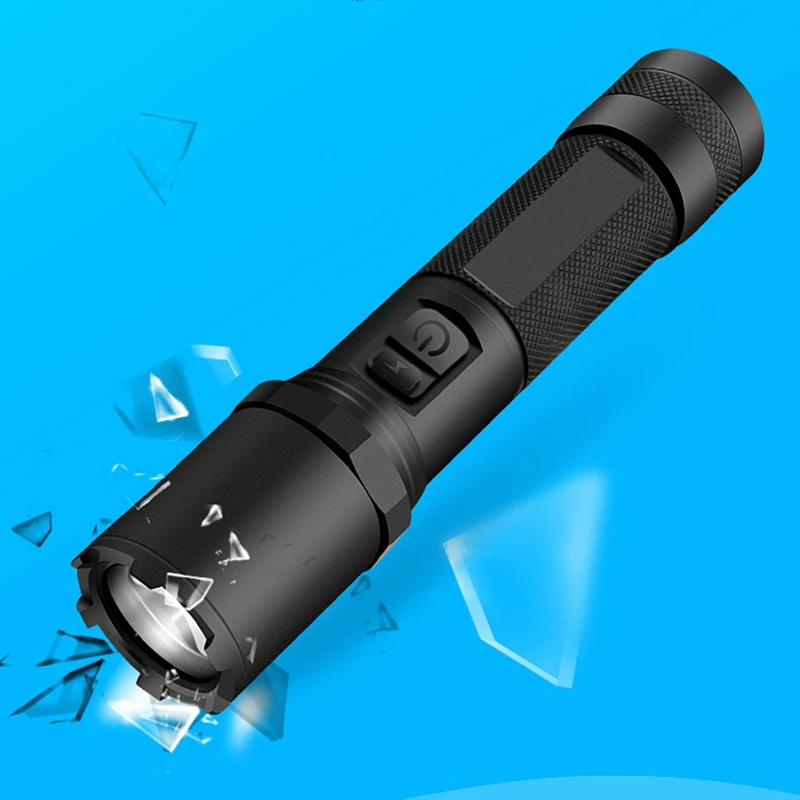 

Professional Flashlight Diving 800 Lumens IPX56 Waterproof LED Flashlight 3 Modes for Telescopic